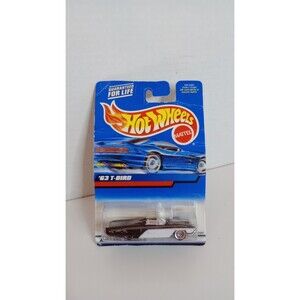 2000 Hot Wheels '63 T-Bird #130 Blue Card **Bent Card** 1:64 Diecast